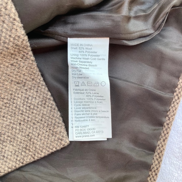 Prana Wool Skirt, Size 8 - Picture 5 of 7